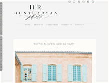 Tablet Screenshot of hunterryanphotoblog.com